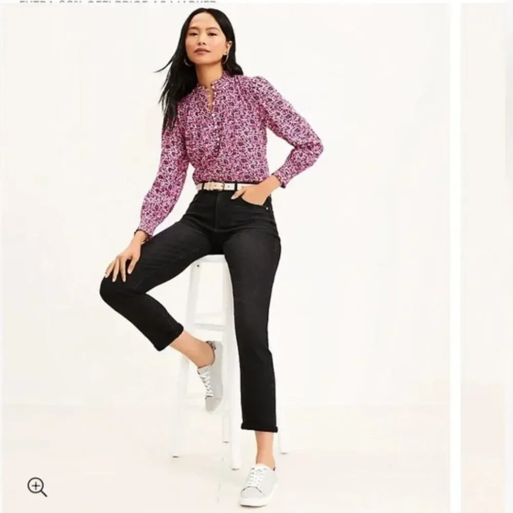 LOFT Mid Rise Girlfriend Jeans - Size 8 - NWT